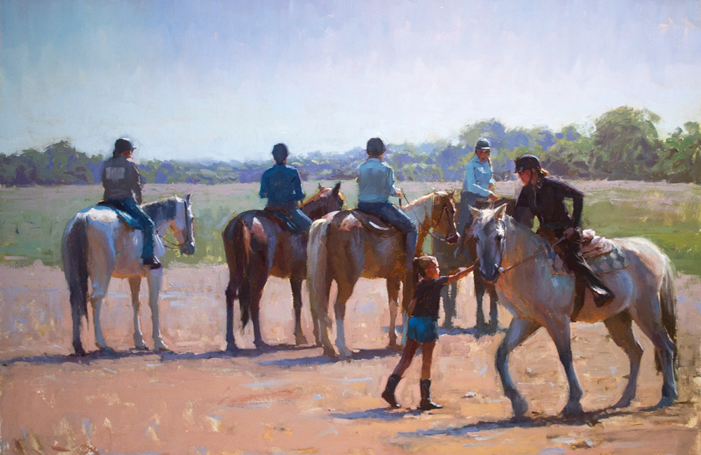 Horse Fair - Painting by Marc Anderson